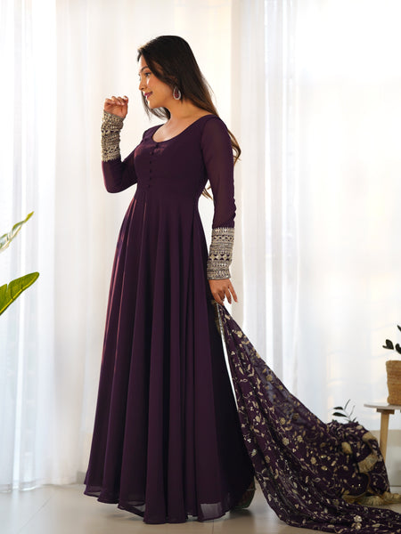 Malini's Beutifull Fancy Anarkali Suit Set