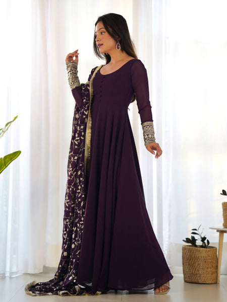Malini's Beutifull Fancy Anarkali Suit Set