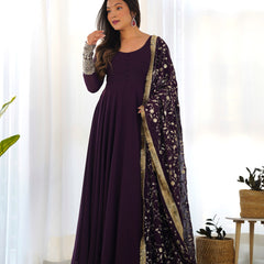 Malini's Beutifull Fancy Anarkali Suit Set
