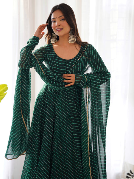PURE SOFT FOX GEORGETTE LAHERIYA PRINT DKB-264