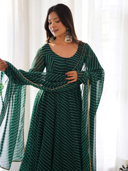 PURE SOFT FOX GEORGETTE LAHERIYA PRINT DKB-264