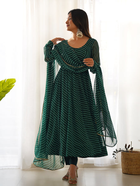 PURE SOFT FOX GEORGETTE LAHERIYA PRINT DKB-264