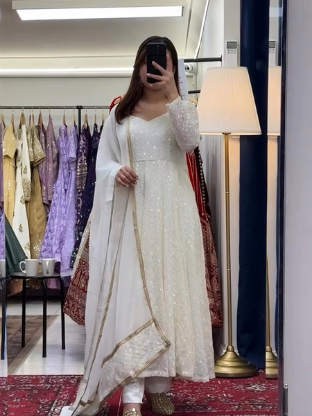 Myra's Lakhnawi Premium Anarkali Suit Set