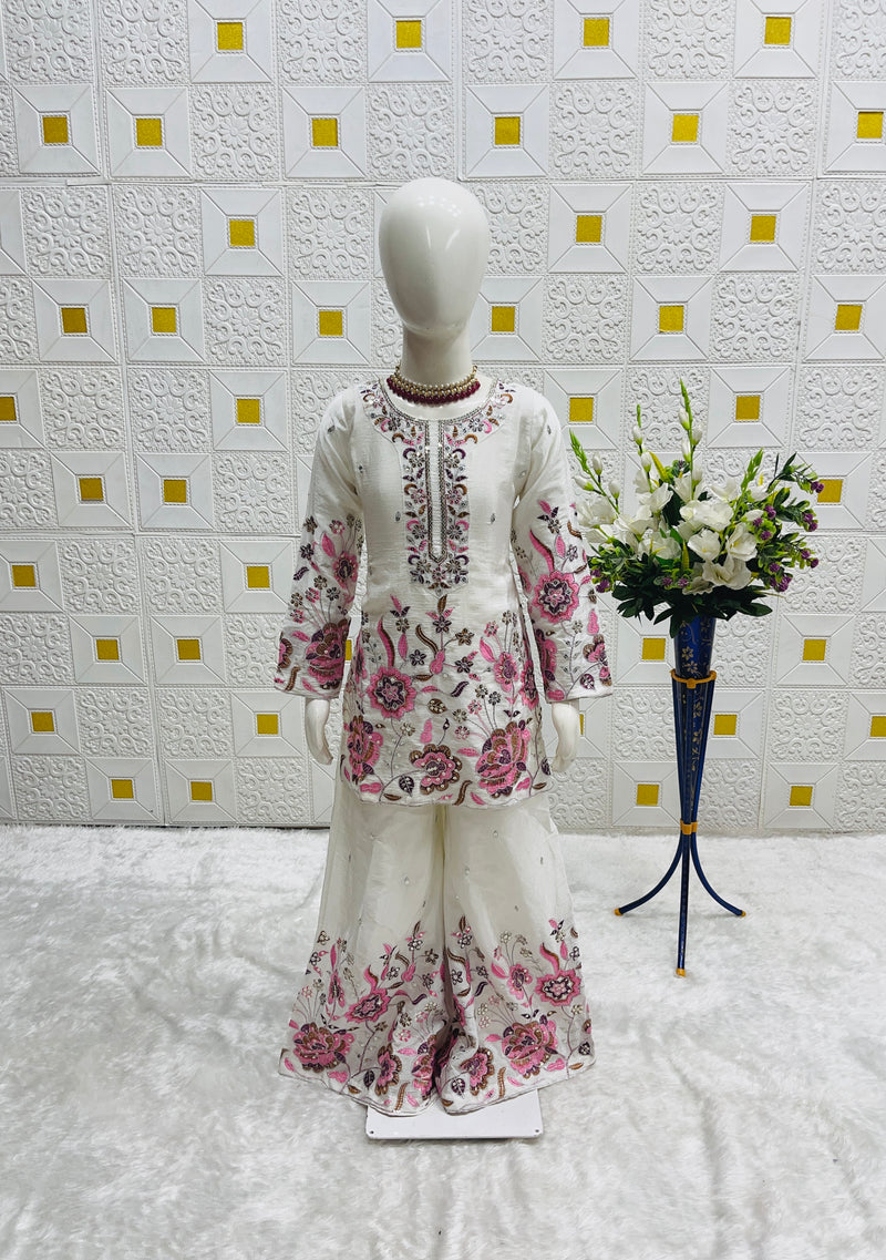 TRENDING TOP WITH SHARARA AND DUPATTA SET READY TO WEAR COLLECTION OC-212