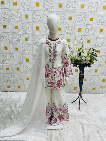 TRENDING TOP WITH SHARARA AND DUPATTA SET READY TO WEAR COLLECTION OC-212