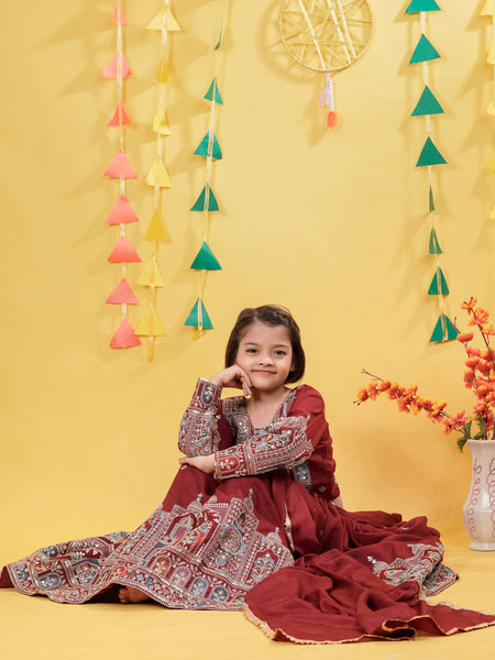 New Festival Lehenga Choli Ready To Wear Collection OC-211 maroon