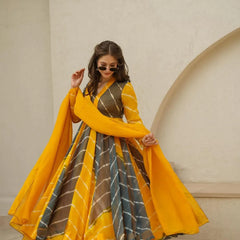 Mustard And Black Suit