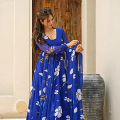 Fila's Blue Floral Suit