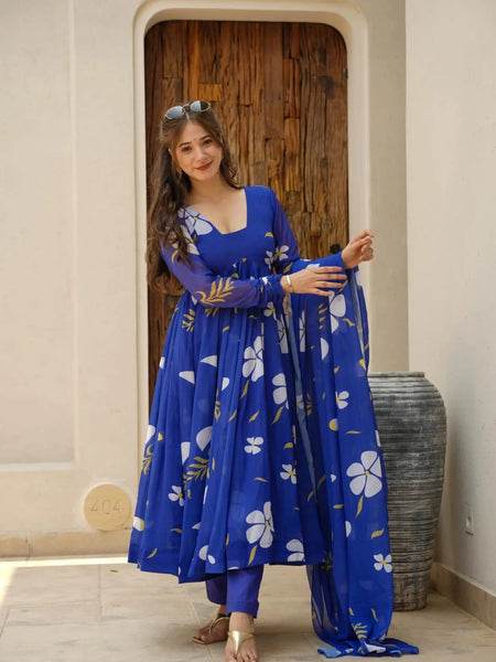 Fila's Blue Floral Suit