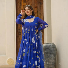 Fila's Blue Floral Suit
