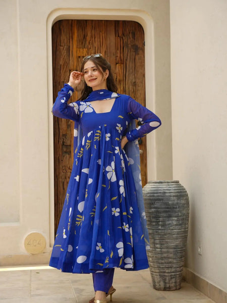 Fila's Blue Floral Suit