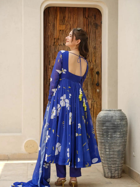 Fila's Blue Floral Suit