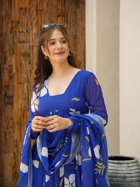 Fila's Blue Floral Suit