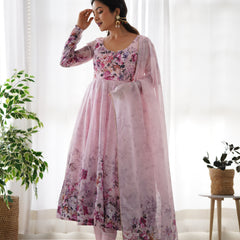 ANARKALI PINK SUIT