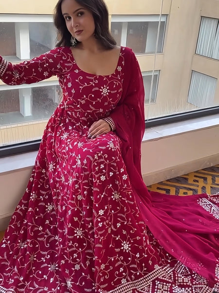 PINAKI'S NEW ANARKALI SUIT SET - 147