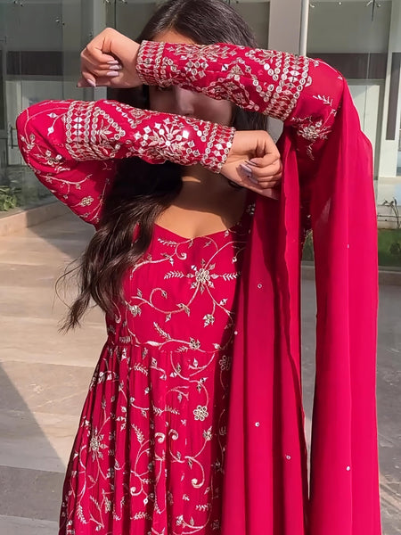 PINAKI'S NEW ANARKALI SUIT SET - 147