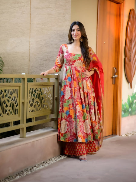 Sadhvi's Muslin Suit Set