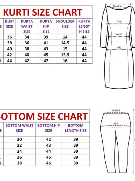 Flow With Grace – Anarkali Kurti Set by QueenVastra