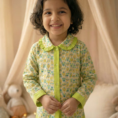 Cute Cotton Kids Night Suit for Girls | Soft & Comfortable Printed Sleepwear