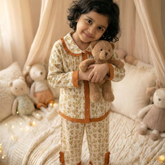 Cute Cotton Kids Night Suit for Girls | Soft & Comfortable Printed Sleepwear