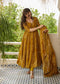 Bandhani Mehndi Colour Anarkali Suit Set