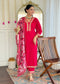 Traditional Embroidered Kurta Set with Floral Dupatta | Party Wear for Women