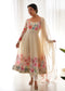 Creme Coloured Organza Suit