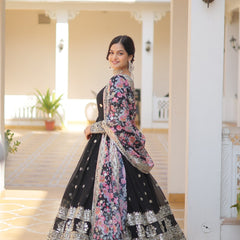 Kavita's Black Designer Gown