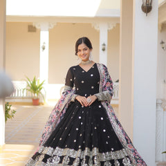 Kavita's Black Designer Gown