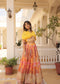 Russian Silk Rich Digital Printed With Foil Embroidery Work Lehenga Choli KA-5032