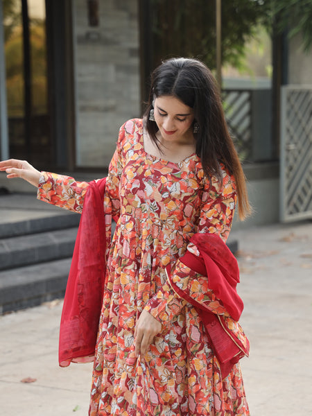Charmi's Multi Coloured Anarkali Suit