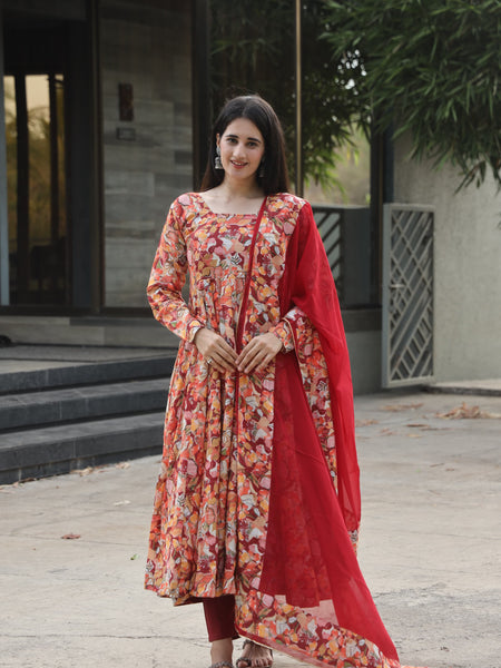 Charmi's Multi Coloured Anarkali Suit