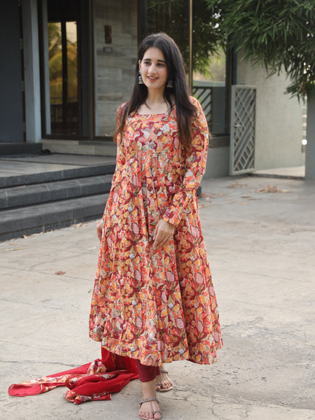 Charmi's Multi Coloured Anarkali Suit