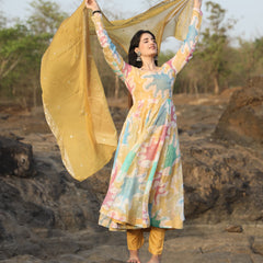 Kajal's Multi Coloured Suit