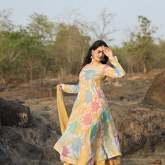 Kajal's Multi Coloured Suit