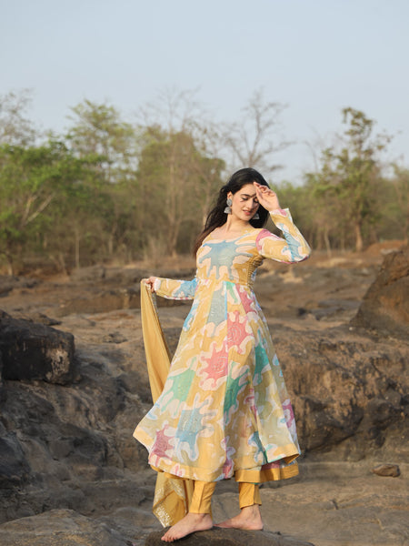 Kajal's Multi Coloured Suit