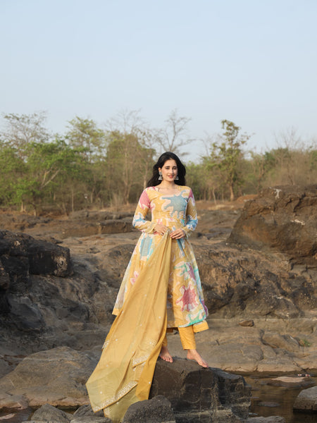 Kajal's Multi Coloured Suit