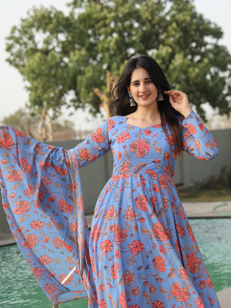 Chandani's Sky Blue Suit