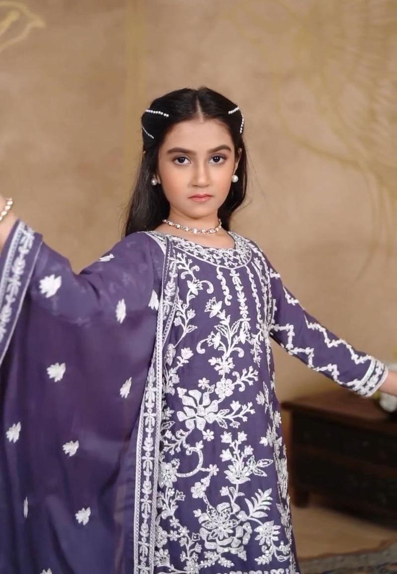 DESIGNER WEAR TOP WITH SHARARA AND DUPATTA SET READY TO WEAR COLLECTION OC-216