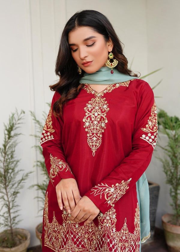 TRENDING  TOP WITH SHARARA AND DUPATTA SET NOC - 6631