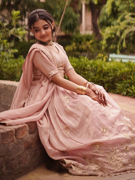 KIDS STYLIST  LAHENGA-CHOLI SET FULLY STTICHED  OC-221