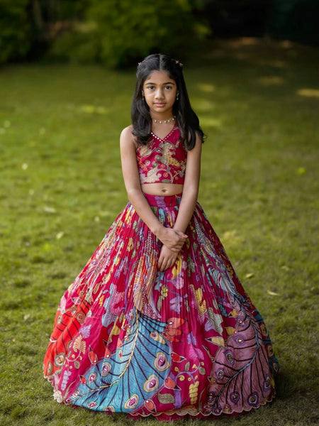 STYLISH LAHENGA CHOLI SET FULLY STTICHED