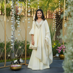 Premium Quality Ready To Wear thread with Real Mirror Work