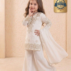 Premium Beautiful Kids Top Palazzo And Dupatta Set