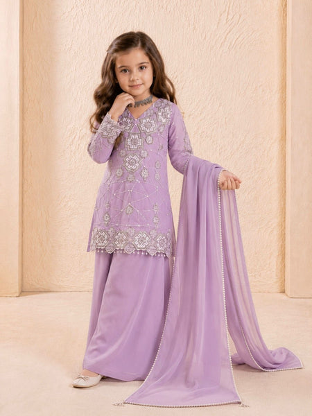 Premium Beautiful Kids Top Palazzo And Dupatta Set