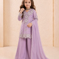 Premium Beautiful Kids Top Palazzo And Dupatta Set