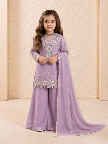 Premium Beautiful Kids Top Palazzo And Dupatta Set