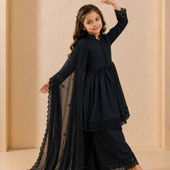 Premium Quality Roman Silk Kids Gown Set