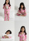 Stripes Girls Night Suit