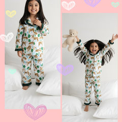 Stripes Girls Night Suit
